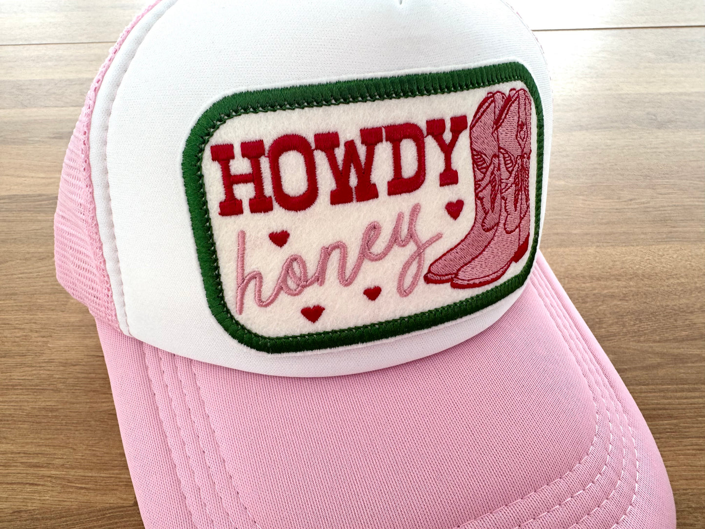 Embroidered Trucker Cap - Howdy Honey