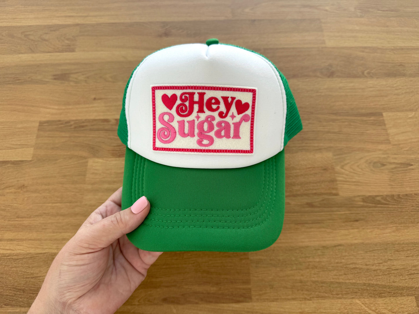 Embroidered Trucker Cap - Love