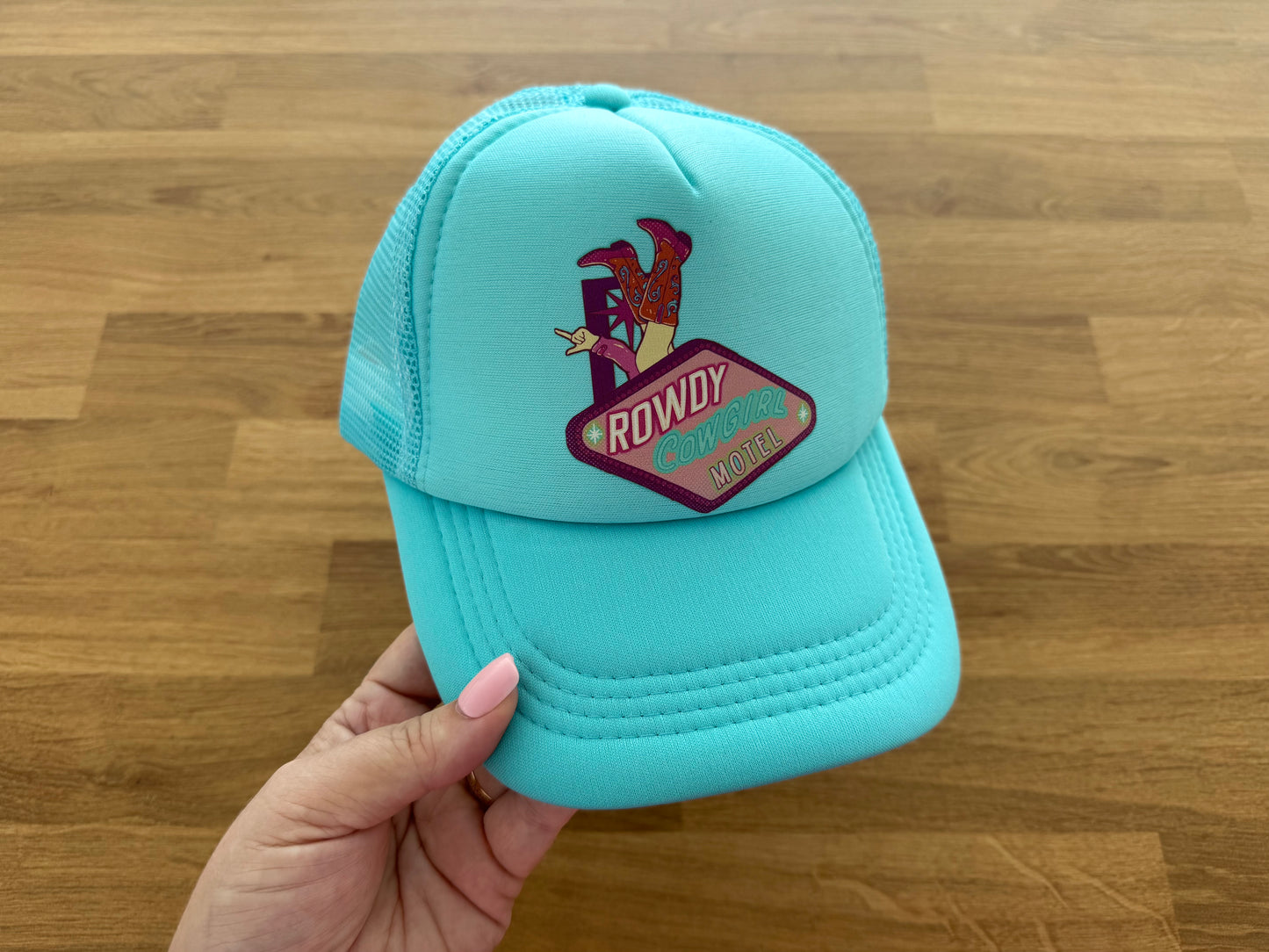 Printed Trucker Cap - Rowdy Cowgirl Motel