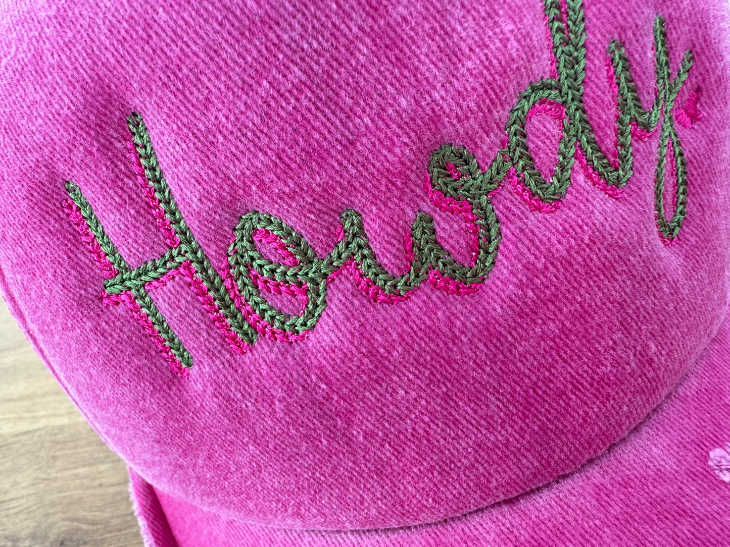 Embroidered Trucker Cap - CHAINSTITCH HOWDY Heart