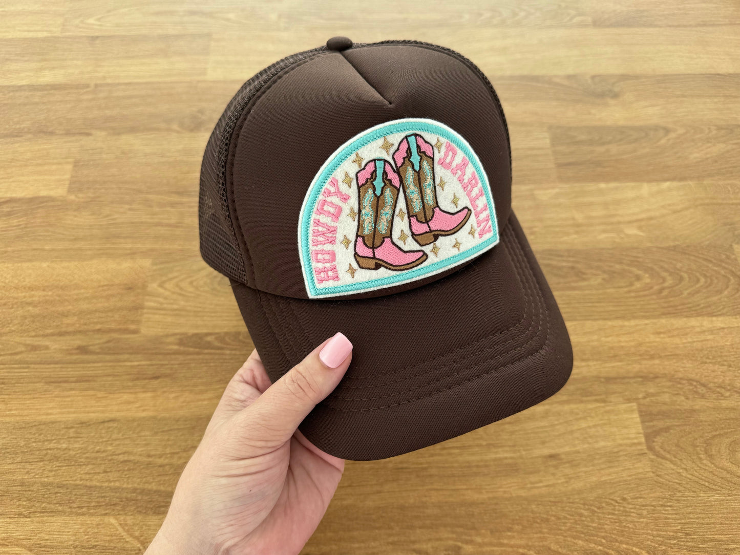 Embroidered Trucker Cap - HOWDY DARLIN