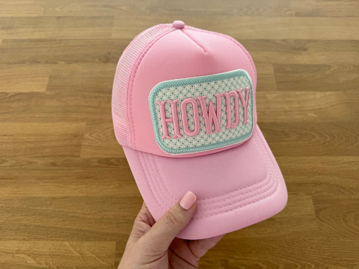 Embroidered Trucker Cap - HOWDY