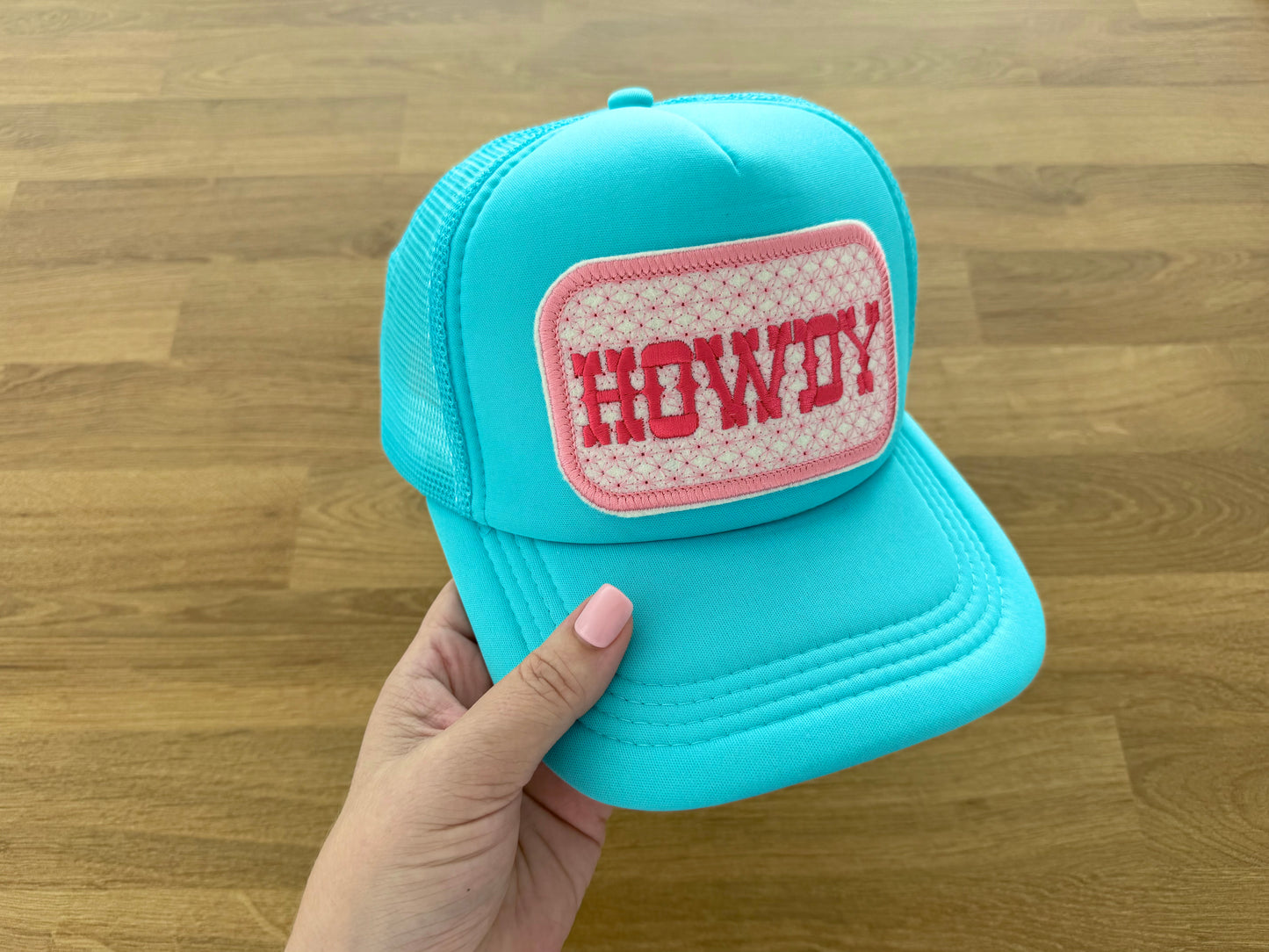 Embroidered Trucker Cap - HOWDY