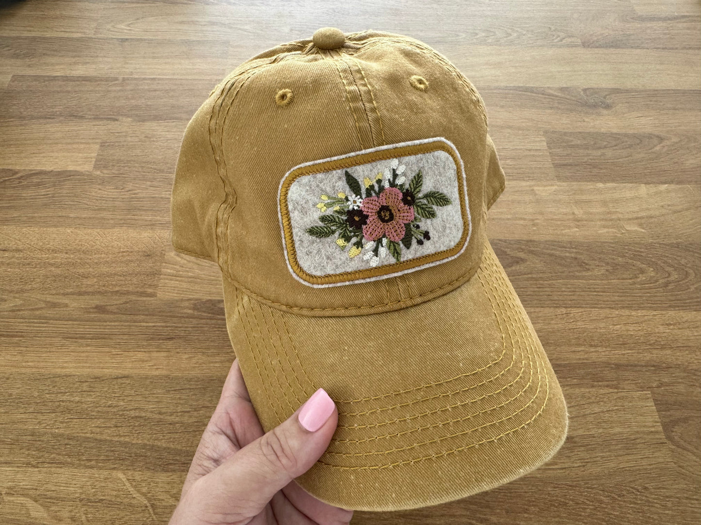 Embroidered Dad Cap - WILDFLOWER