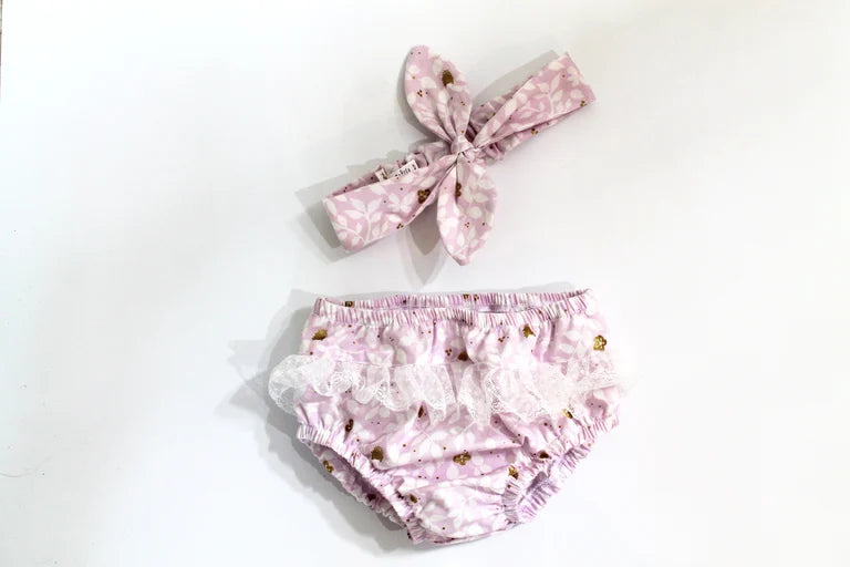 Bloomer and Top Knot Set - 00