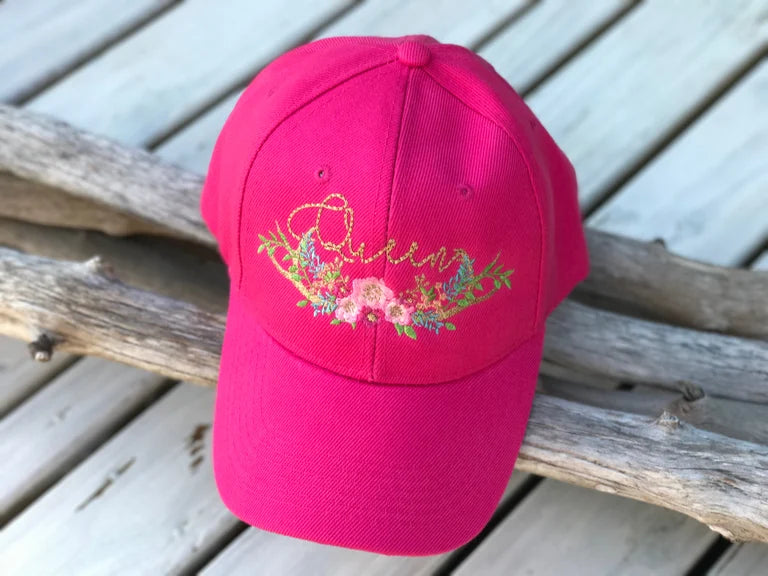 Embroidered Cap - Boho Antlers