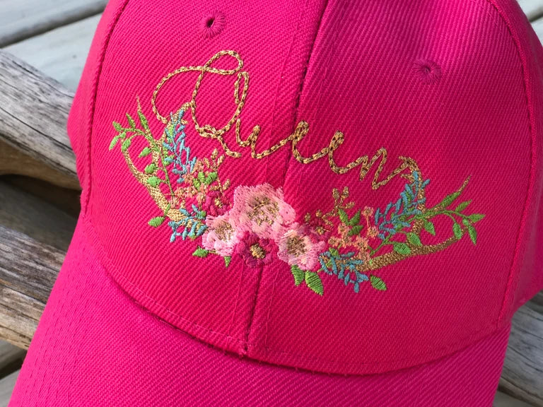 Embroidered Cap - Boho Antlers