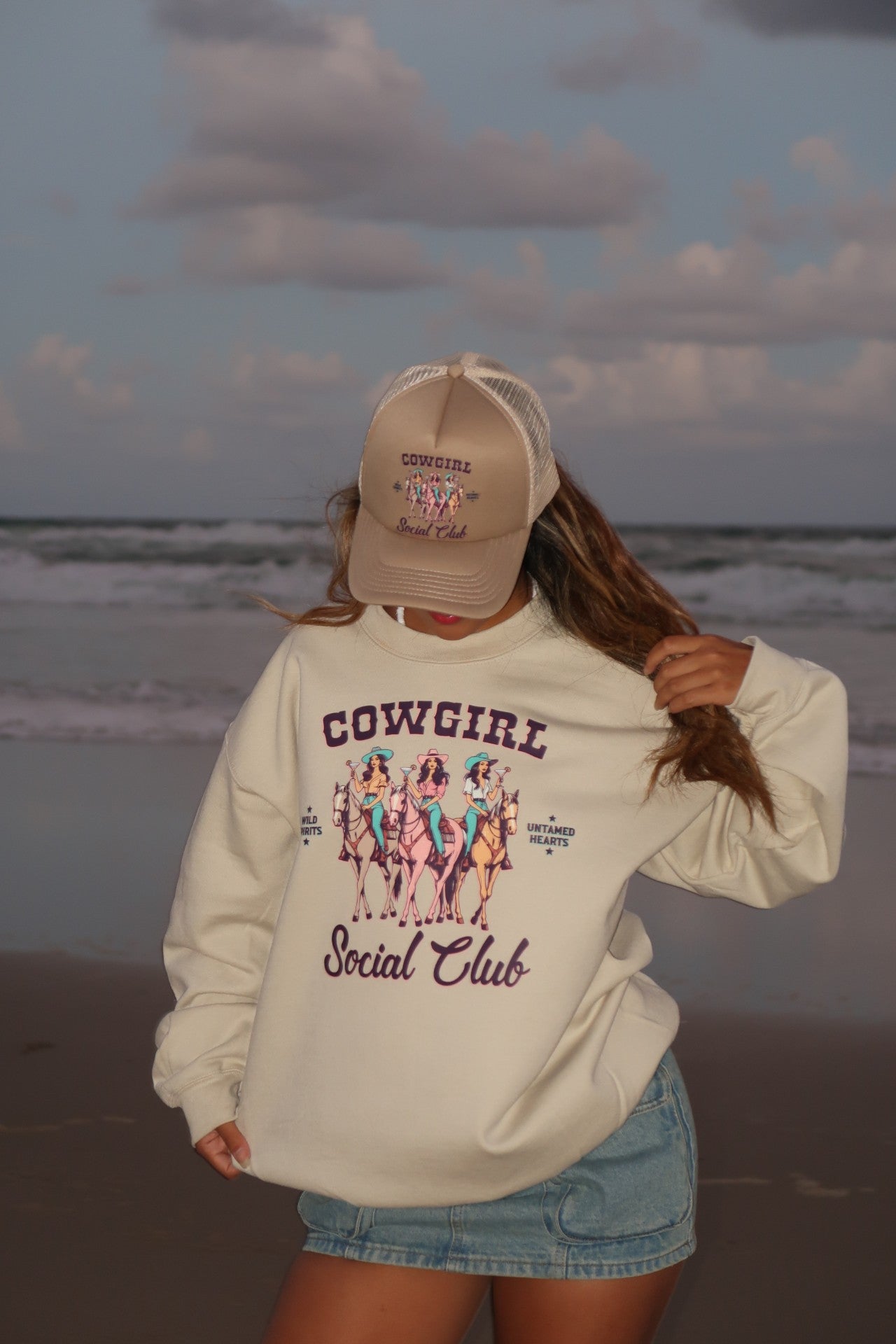 Long Sleeve Sweatshirt - COWGIRL SOCIAL CLUB