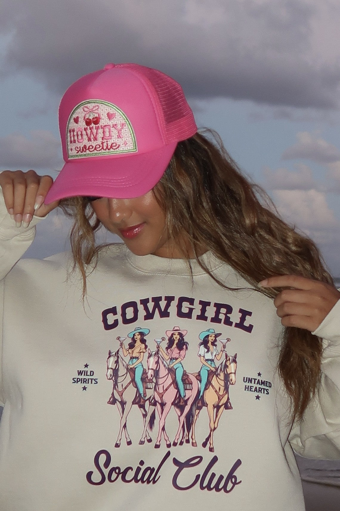 Long Sleeve Sweatshirt - COWGIRL SOCIAL CLUB