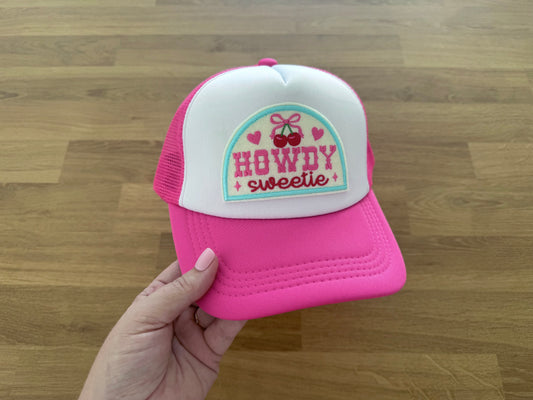 Embroidered Trucker Cap - HOWDY Sweetie