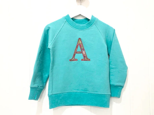 Liberty A Monogram Crew Neck - Size 2