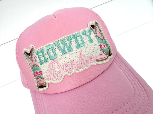 Embroidered Trucker Cap - HOWDY DARLIN