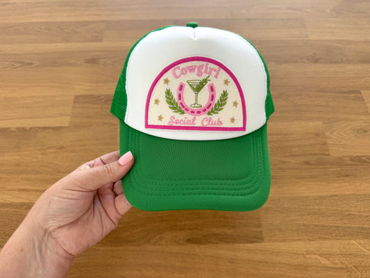 Embroidered Trucker Cap - Cowgirl Social Club