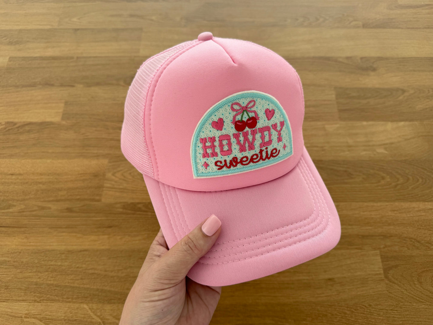 Embroidered Trucker Cap - HOWDY SWEETIE