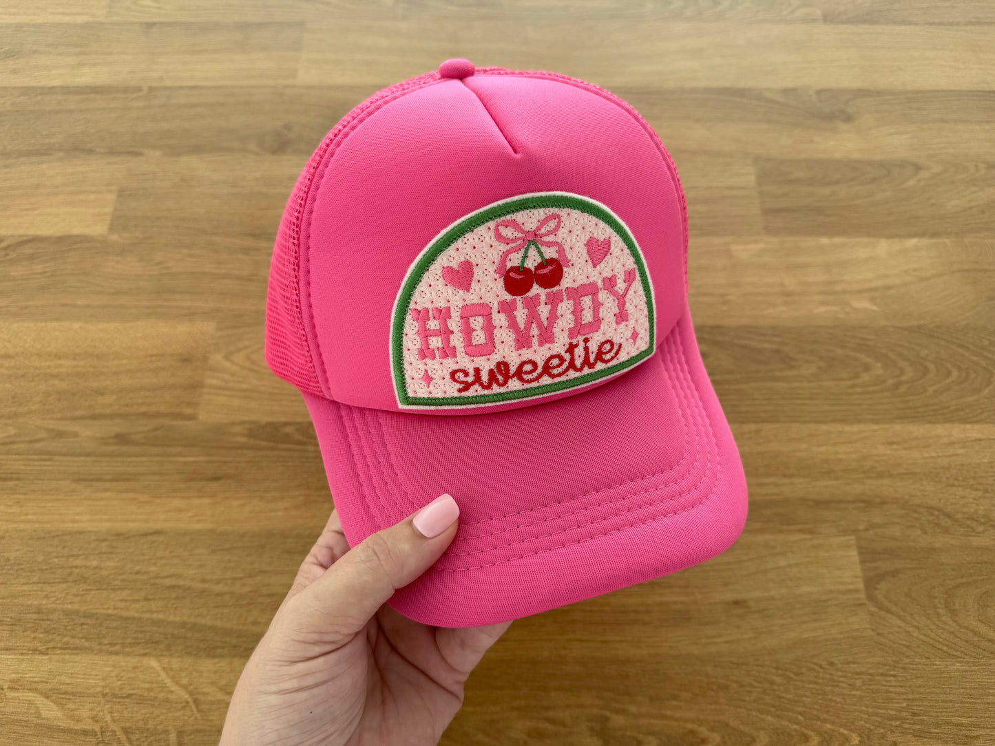Embroidered Trucker Cap - HOWDY SWEETIE