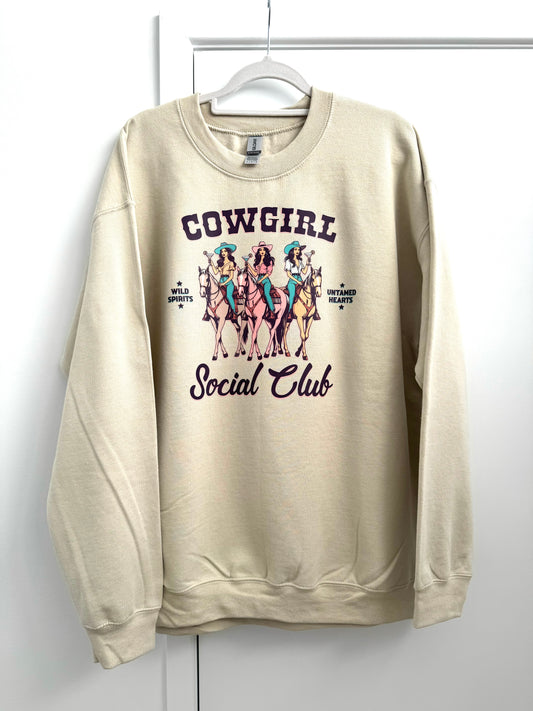 Long Sleeve Sweatshirt - COWGIRL SOCIAL CLUB