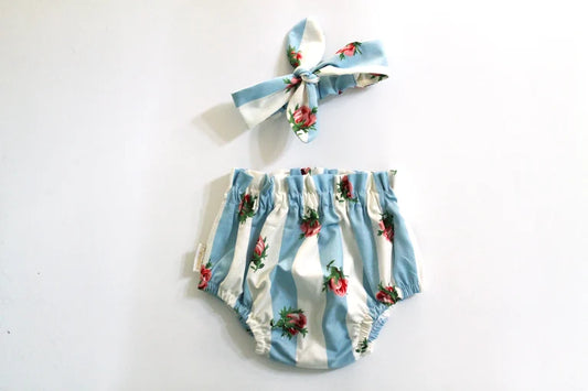 Bloomer and Top Knot Set - 000