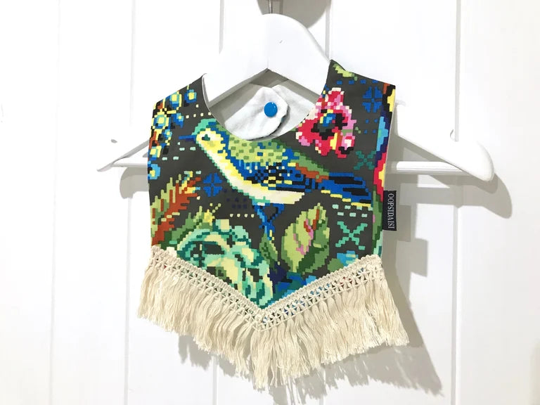 Boho Tassel Bib